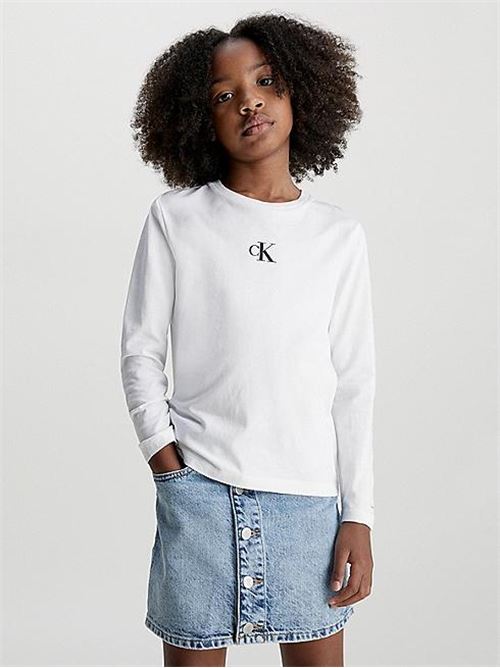 CK LOGO LS T-SHIRT CALVIN KLEIN JEANS | IG0IG02135T/YAF